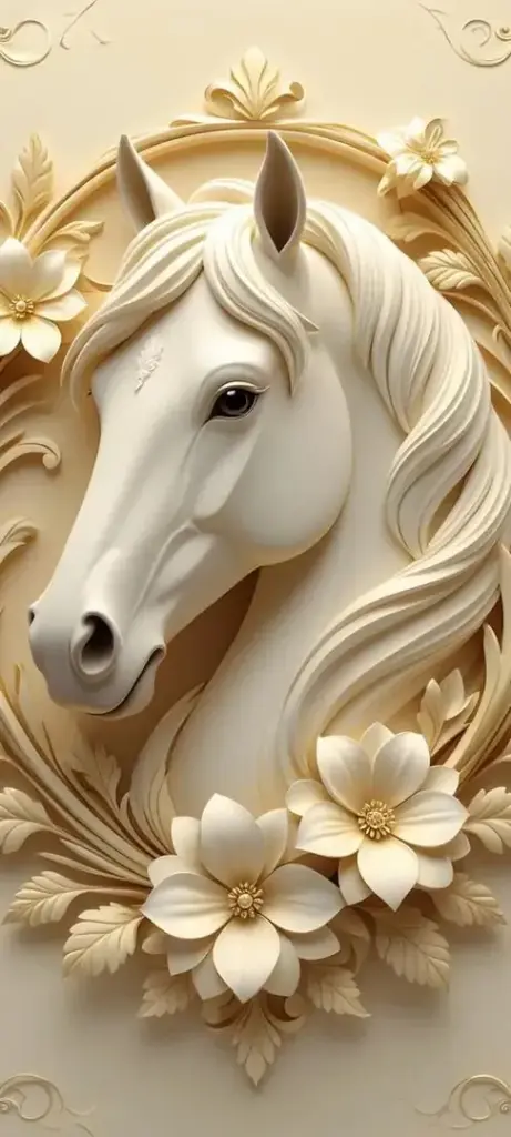 50 Hình Nền Ngựa Đẹp 3D Nổi Khối đẹp cho điện thoại ngựa chiến tung vó giữa làn khói bụi mờ ảo